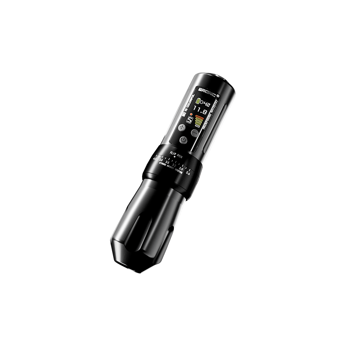 Máquina rotativa inalámbrica PMU / Tatuajes Bronc X2 stroke ajustable