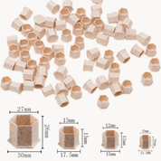 Cups Biodegradables Celulosa Hexagonales