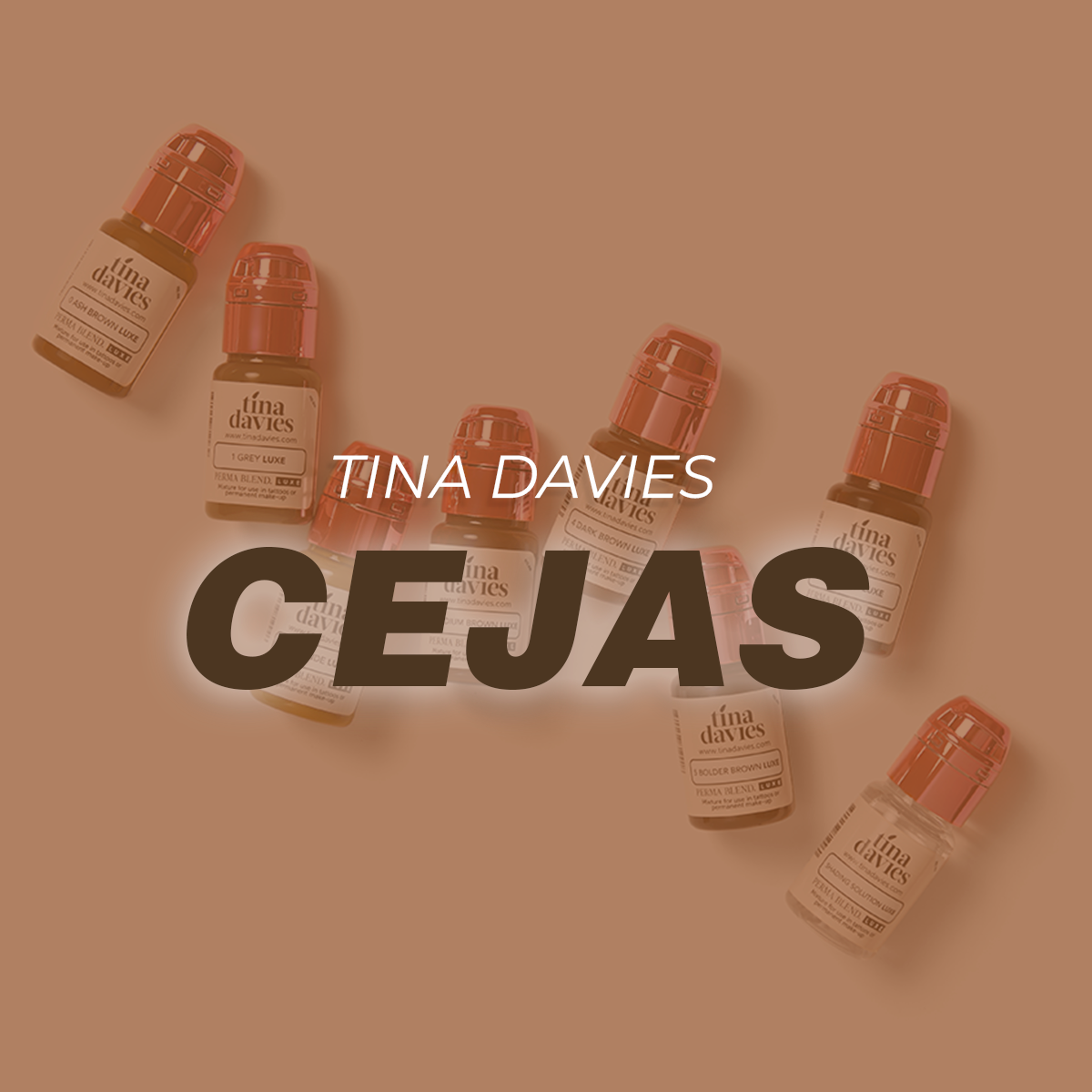 Pigmentos para Micropigmentacion de Cejas Tina Davies