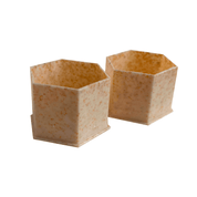 Cups Biodegradables Celulosa Hexagonales