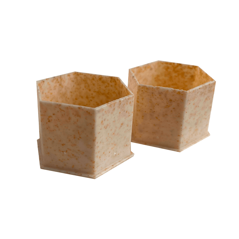Cups Biodegradables Celulosa Hexagonales