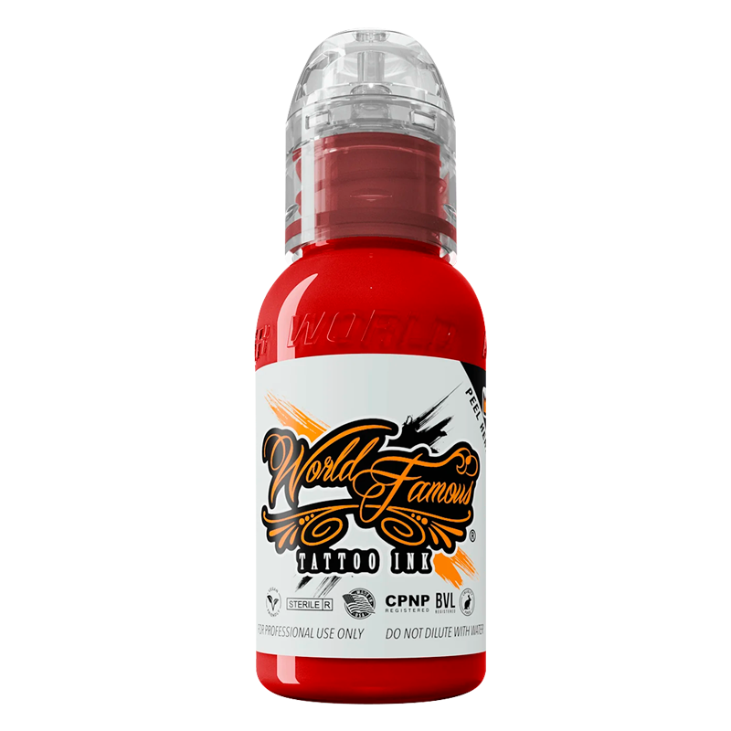 Pigmento Para micropigmentación World Famous Straight Red